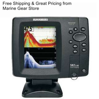 Humminbird Fishfinder 587 ci HD Combo 407900 1 W/Temperature & GPS 