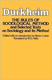   Method, (0029079403), Emile Durkheim, Textbooks   