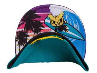 TOKIDOKI x NEW ERA FITTED CAP HAT SHARK ATTACK Teal Turquoise SIMONE 