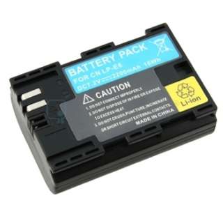 Battery+Charger for Canon LP E6 5D 7D Mark II+HOOD  