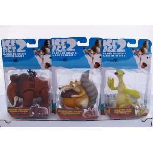 Ice Age 2 Figures   Set of 3 Wind Up Toys   Mammals on the Move   The 