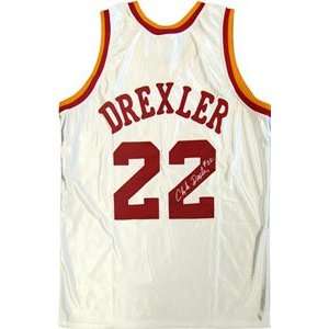  Signed Clyde Drexler Jersey   Houston Rockets Sports 