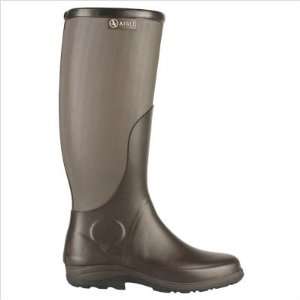  Aigle 85574 36 Womens Rubber Boots in Brown Size 42 