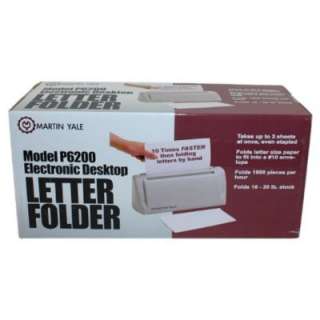 Martin Yale P6200 Desktop Letter Paper Folding Machine  