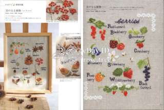 Flower Embroidery Motif & Sampler Japanese Chinese Needlepoint Pattern 