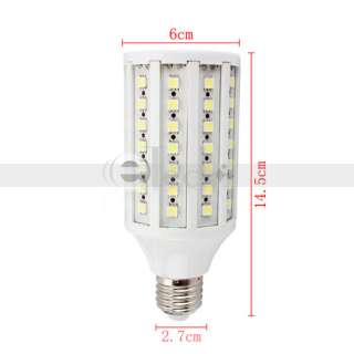   110V 1600LM 86LED SMD5050 6000K Pure White LED Corn Lamp Light Bulb