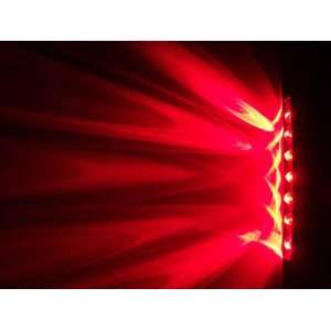  12V 7 Red LED Strip Light (Black Case)