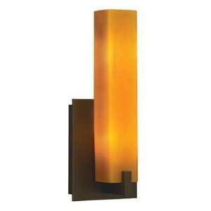 Cosmo Wall Sconce Color Amber Frit, Finish Antique Bronze, Bulb Type 