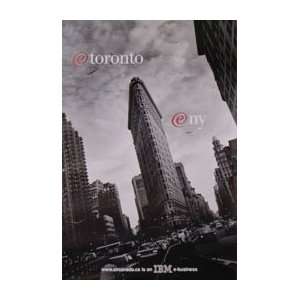  IBM E BUSINESS   AIR CANADA (TORONTO/NEW YORK) Poster 