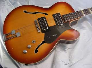 Vintage 60s Framus Missouri 5/60 03302 Archtop Hollowbody Germany FREE 