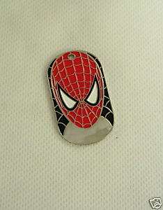 New Marvel Spiderman Dog Tag Pendant Only Stocking Gift  