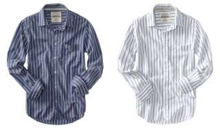Aeropostale mens striped button up front pocket shirt   Style #9792 