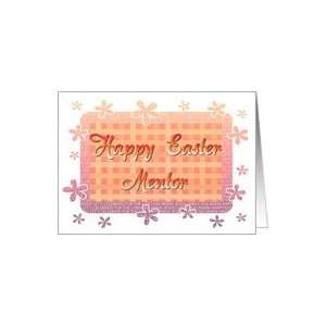  Mentor Happy Easter   Flowery Borders Card Health 