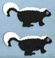 Cricut Layered Die Cuts With Wiggly Eyes Skunks 2 Pc  