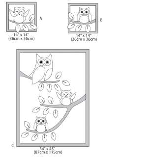 McCalls Pattern 6482 OWL Applique QUILT PILLOW  