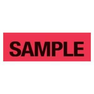  1 1/2 x 4 Sample Labels (500 per Roll)