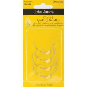  New   Curved Quilting Hand Needles 4/Pkg by Colonial Needle 