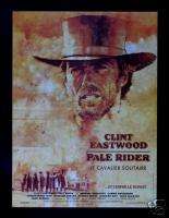 PALE RIDER * SM FRENCH ORIG MOVIE POSTER NM M 1985  
