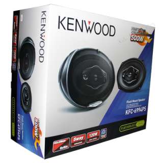 NEW Kenwood KFC 6994PS Car Audio Speaker System 6 x 9 5 Way Speakers 