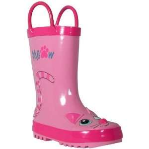 Western Chief Kids Pink Kitty Rain Boots