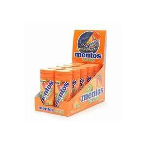 New Mentos Gum Soft Center Tropical Flavor 10 tubes containing 15 