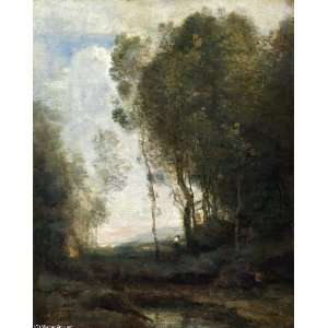 Hand Made Oil Reproduction   Jean Baptiste Corot   24 x 30 inches 