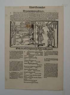 INKUNABEL 6 HS OPERA HORATIUS GRÜNINGER 1498 #A230S  