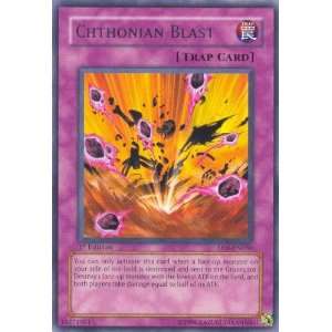 com Yu Gi Oh Gx Elemental Energy Foil Card Chthonian Blast Rare Card 