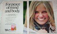 1973 Kotex New Freedom feminine hygiene Ad CHERYL TIEGS  