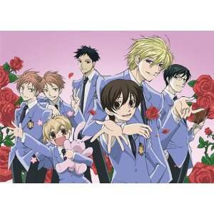  Ouran High School Host Club Group Welcome Wall Scroll 