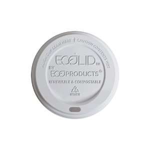 Products EP ECOLID W Plastic Lid For 10, 12, 16, 20 and 24 oz Hot Cup 