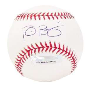  Reid Brignac Autographed Baseball (Mint) (DACW COA 