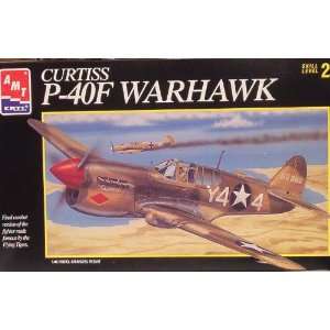  Curtiss P 40F Warhawk Kit by AMT Scale 148 Toys & Games