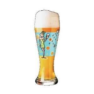  Weizen Beer Glass, Beer Shower, Designer Color Enamel w 