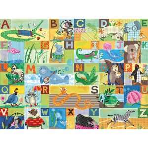  ABC Animal Action Wall Art 40x30 by Oopsy Daisy