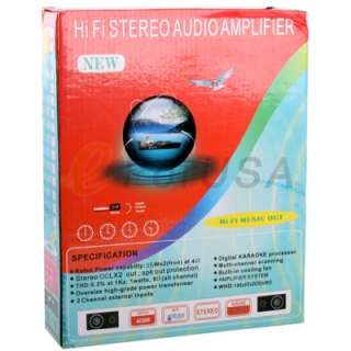 New 20W Hi Fi Stereo Audio Power Speaker Amp Amplifier (AK 601) fit 