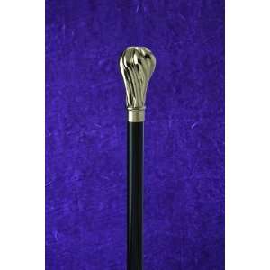  Twisted Nickel Mylord Handle Walking Stick / Cane Made in 