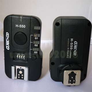 New 2x 2 in 1 Multi function 1/8000s Wireless Flash Trigger