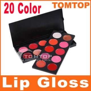 Professional 20 Color Cosmetic Lip Lips Gloss Lipsticks Makeup Palette 
