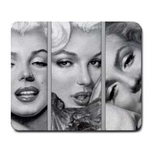 three cute collage MARILYN MONROE black and white pad  