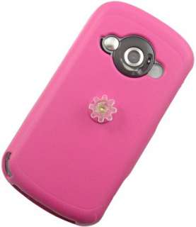 RUBBERIZED HOT PINK COVER SKIN CASE FOR HTC 8525 TYTN  
