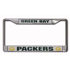 Green Bay Packers Chrome Metal License Plate Frame $25 Val  
