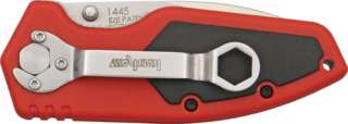KERSHAW Knives Half Ton 8Cr13MoV Red Nylon Knife 1445C  