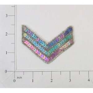  Chevron Sequin Applique Arts, Crafts & Sewing