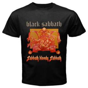 Black Sabbath Bloody Sabbath Black Mens T Shirt S 5XL  
