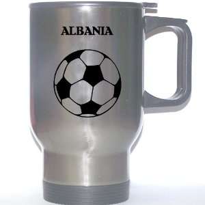  Albanian Soccer Stainless Steel Mug   Albania Everything 