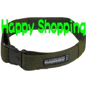   military style blackhawk nylon webbing belt green