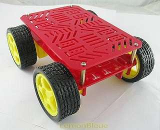 4WD Chassis Robot Fun * 4 Wheel TWO Layer DIY Platform Set for Arduino 