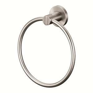   Nickel Channel Wall Mounted Towel Ring from the Channel Series GC4692