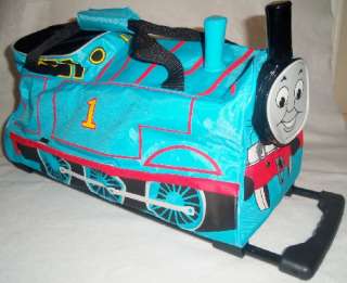   Tank Engine Train Rolling Luggage Travel Bag ~ Vacation Sleepover Camp